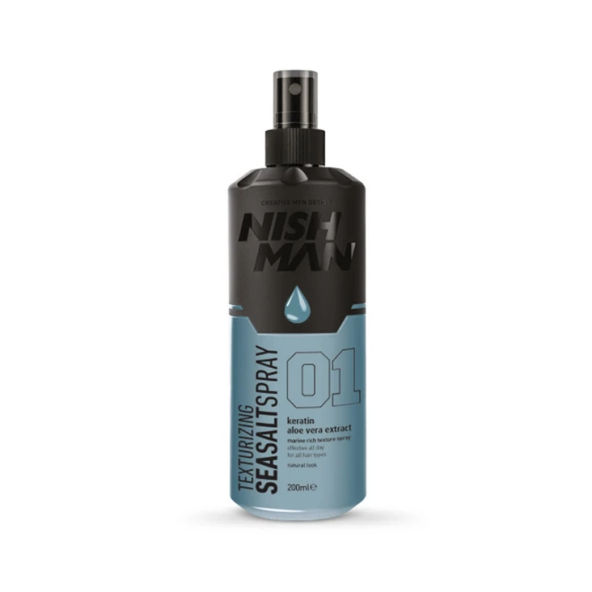 Соляний спрей для стилізації волосся Nishman Texturizing Sea Salt Spray 200 мл