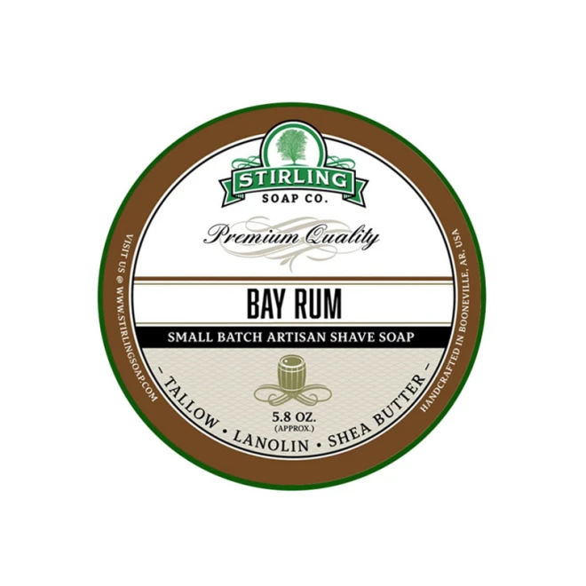 Мило для гоління Stirling Shaving Soap Bay Rum 170 мл