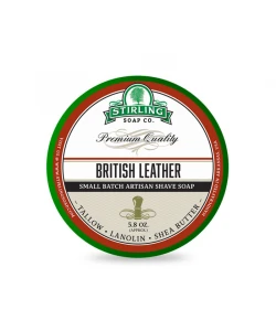 Мило для гоління Stirling Shaving Soap British Leather 170 мл