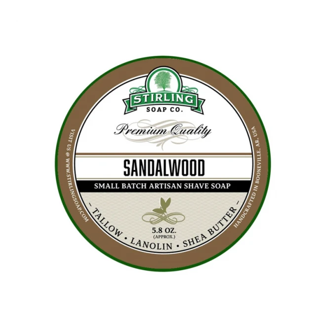 Мило для гоління Stirling Shaving Soap Sandalwood 170 мл