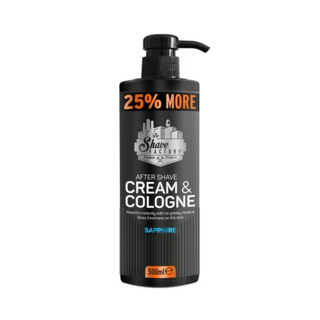 Крем-одеколон після гоління The Shave Factory Cream & Cologne Sapphire 500 мл
