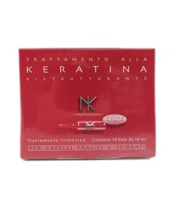 Лосьйон для пошкодженого волосся в ампулах Nicky Chini Hair Lotion Keratin 10 x 10 мл