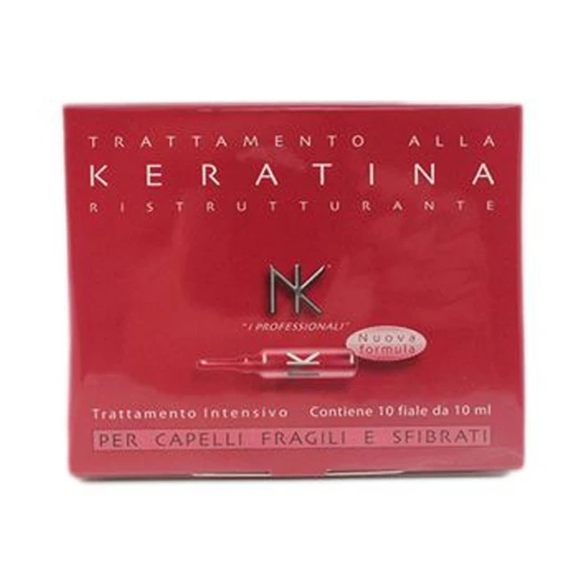 Лосьйон для пошкодженого волосся в ампулах Nicky Chini Hair Lotion Keratin 10 x 10 мл