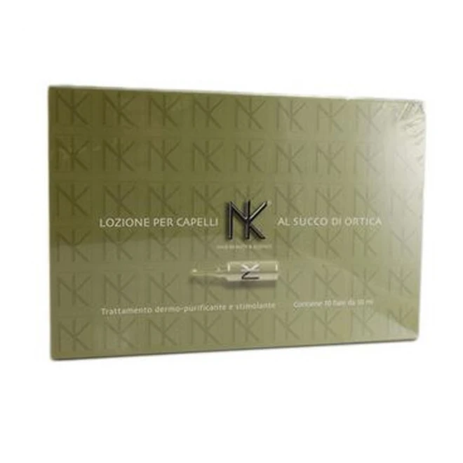 Лосьйон для живлення волосся в ампулах Nicky Chini Hair Lotion Nettle Juice 10 x 10 мл