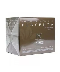 Лосьйон для випадаючого волосся в ампулах Nicky Chini Hair Lotion Placenta 10 x 10 мл