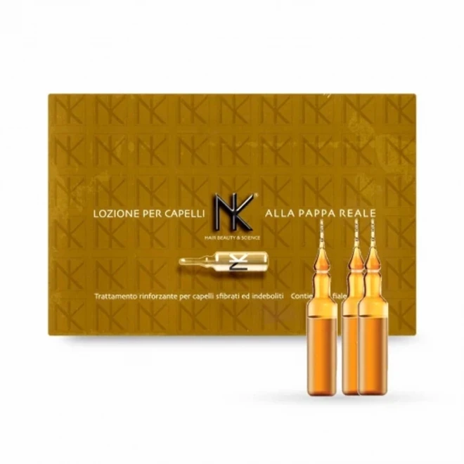 Лосьйон для живлення волосся в ампулах Nicky Chini Hair Lotion Royal Jelly 10 x 10 мл