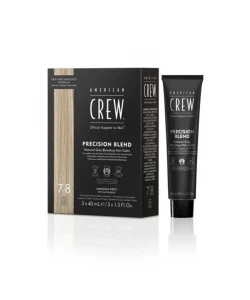 Система маскировки седых волос уровень 7-8 American Crew Precision Blend Light 3 * 40 мл