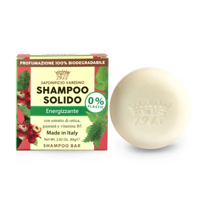 Твердий шампунь для волосся Saponificio Varesino Shampoo Solido Energizzante 80 г