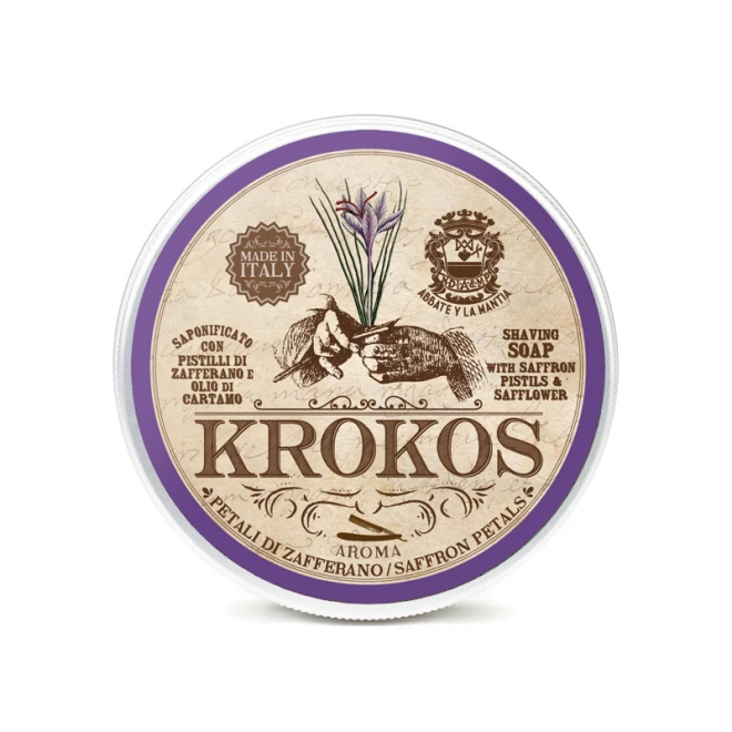 Мило для гоління Abbate Y La Mantia Krokos Shaving Soap 200 гр