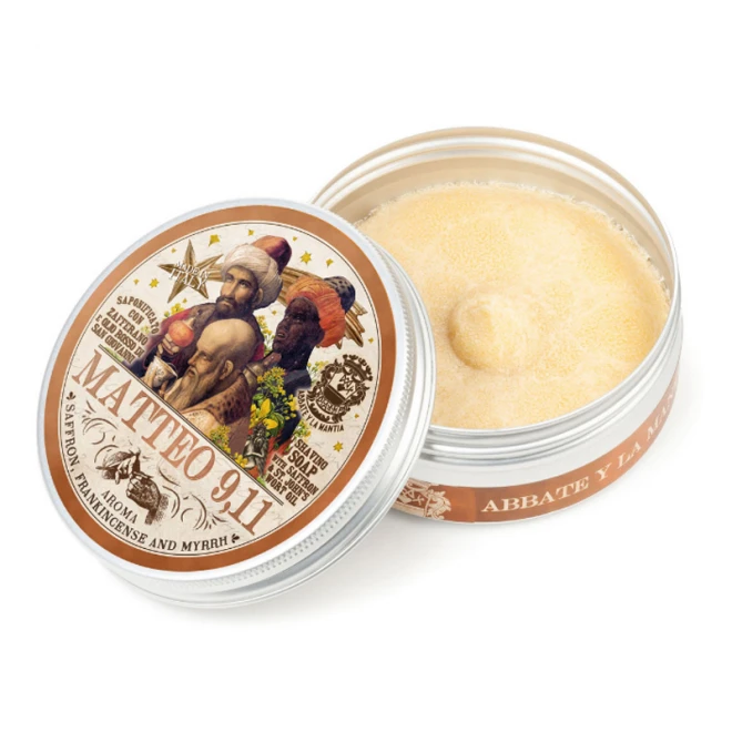 Мило для гоління Abbate Y La Mantia Matteo 9.11 Shaving Soap 150 гр