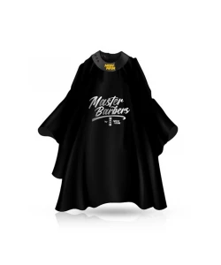 Перукарський пенюар Nishman Barber Cape Black & Yellow