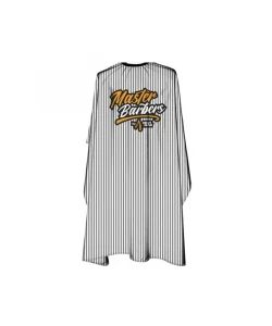 Перукарський пенюар Nishman Barber Cape White Master Barbers