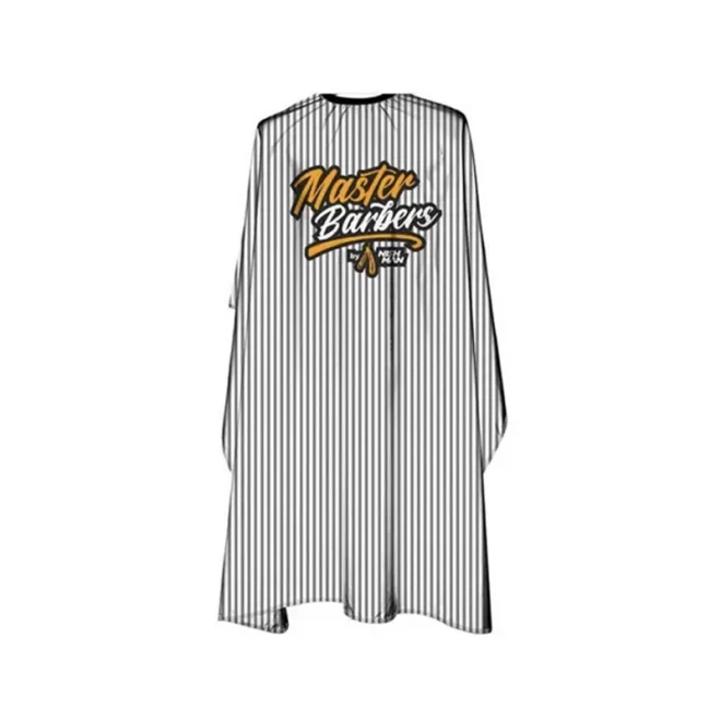 Перукарський пенюар Nishman Barber Cape White Master Barbers