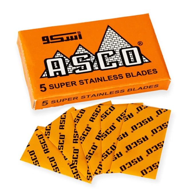 Леза ASCO Super Stainless Blades 5 шт