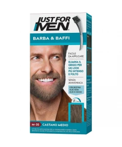 Фарба-камуфляж для бороди Just For Men Beard Color Medium Brown M-35