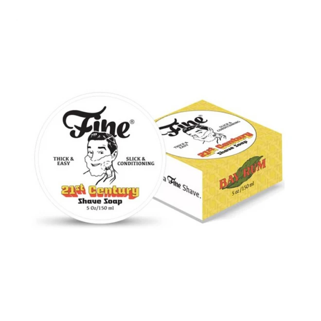 Мило для гоління Fine Classic Shaving Soap - Bay Rum - NEW Formula 150 мл