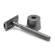 Станок для гоління Т-подібний з підставкою Shlyuz F-16 Gunmetal DE Safety Razor With Stand