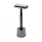 Станок для гоління Т-подібний з підставкою Shlyuz F-16 Gunmetal DE Safety Razor With Stand