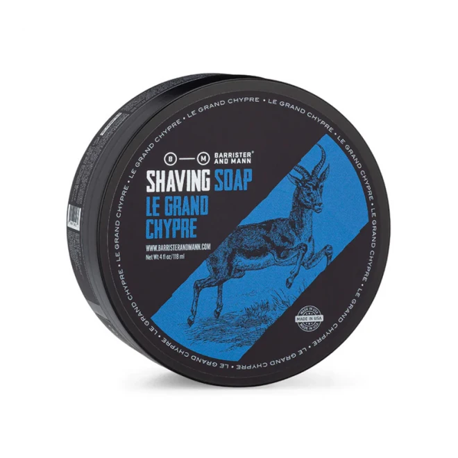 Мило для гоління Barrister And Mann Shaving Soap Le Grand Chypre 118 мл