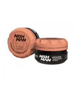 Матовий віск для стилізації волосся Nishman Hair Styling Wax M6 100 мл