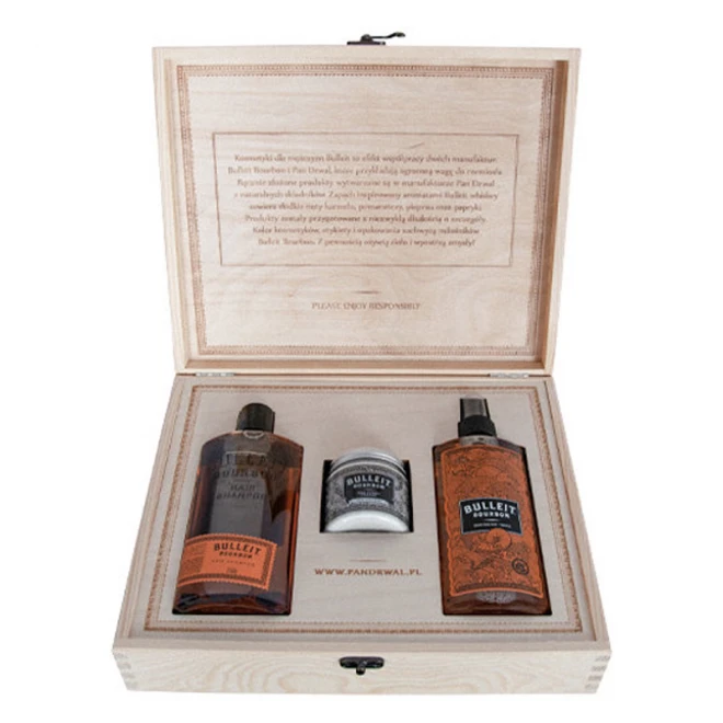 Подарунковий набір Pan Drwal Bulleit Bourbon Hair Kit Milk Punch
