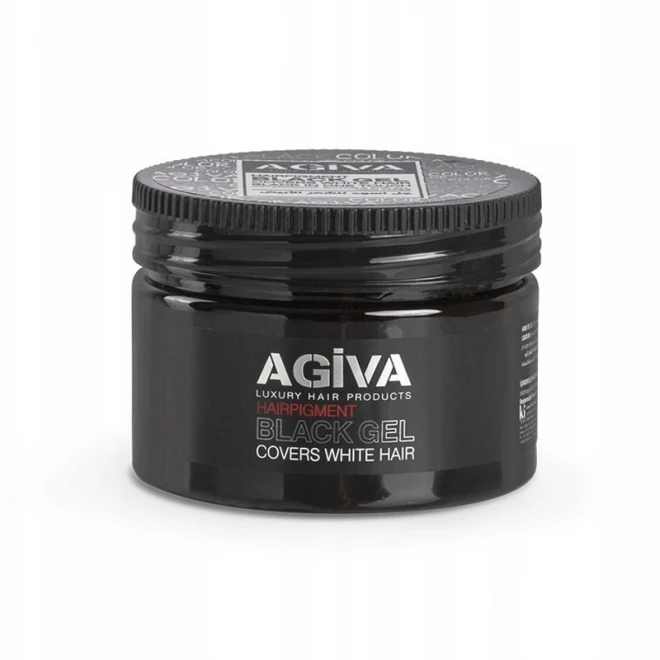 Гель для фарбування волосся Agiva Hair Pigment Black Gel 250 мл
