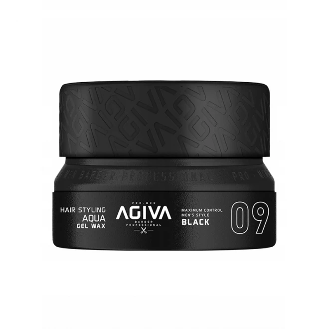 Гель для стилізації волосся Agiva Aqua Gel Wax 09 Black 155 мл