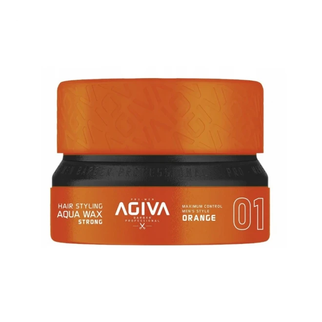 Віск для стилізації волосся Agiva Aqua Wax Strong 01 Orange 155 мл