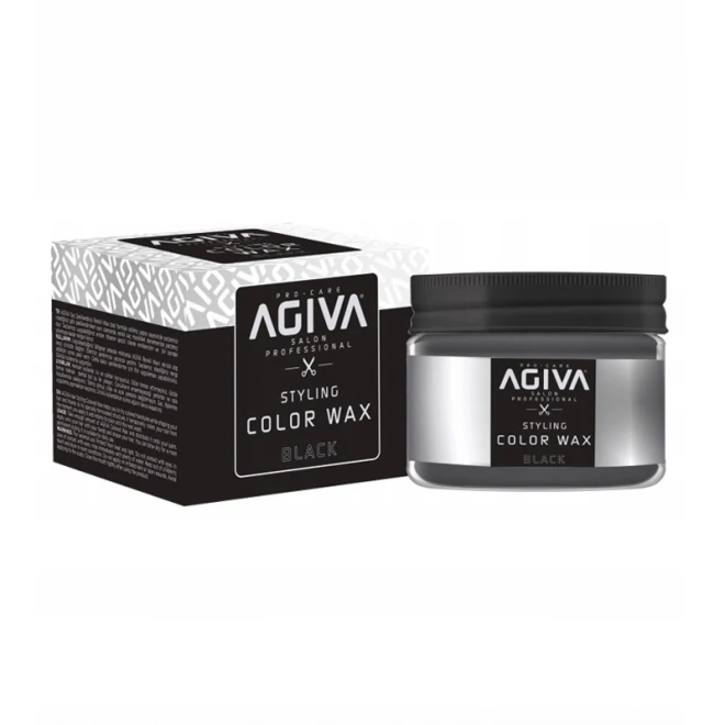 Віск для фарбування волосся Agiva Hair Color Wax BLACK 120 мл