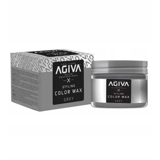 Віск для фарбування волосся Agiva Styling Color Wax Grey 120 мл