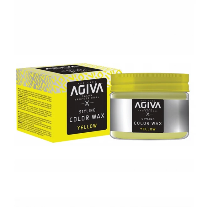 Віск для фарбування волосся Agiva Styling Color Wax Yellow 120 мл
