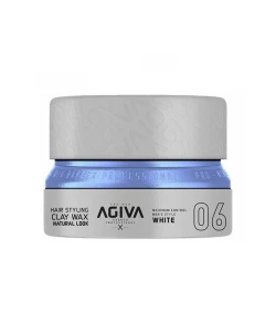 Глина для стилізації волосся Agiva Hair Styling Clay Wax Natural Look 06 White 155 мл