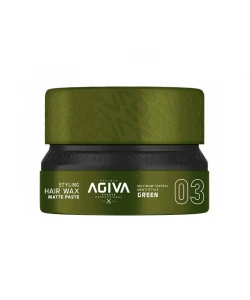 Паста для стилізації волосся Agiva Hair Styling Wax Matte Paste 03 Green 155 мл