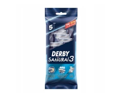 Станки для гоління одноразові Derby Samurai 3 упаковка 5 шт