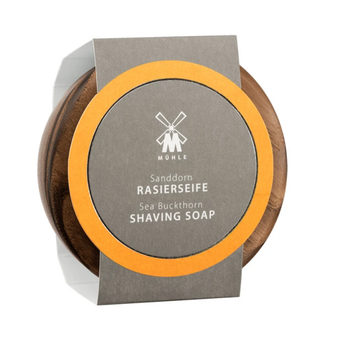 Мило для гоління в дерев'яній чаші Muhle Sea Buckthorn Shaving Soap 65 г
