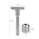 Станок для гоління Т-подібний з підставкою Shlyuz FlexEdge Adjustable Razor With Stand