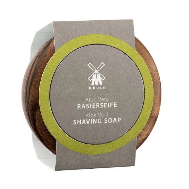 Мило для гоління в дерев'яній чаші Muhle Aloe Vera Shaving Soap 65 г