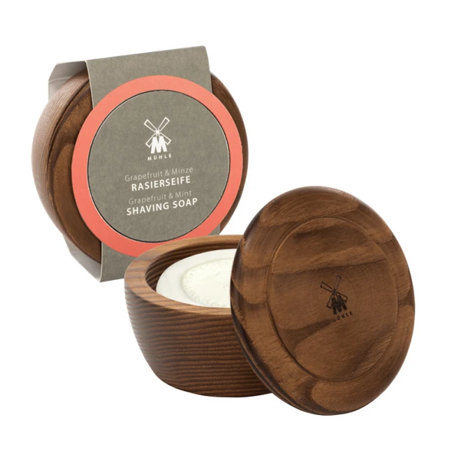 Мило для гоління в дерев'яній чаші Muhle Grapefruit & Mint Shaving Soap 65 г