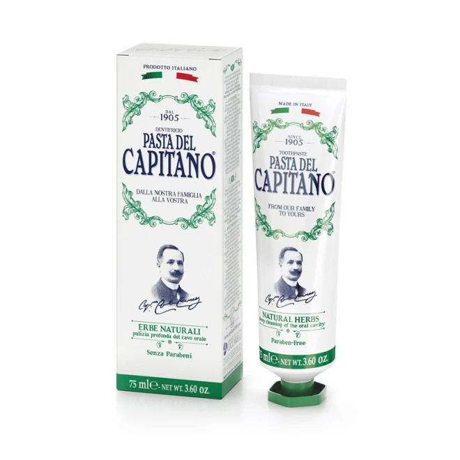 Зубна паста Pasta del Capitano 1905 Natural Herbs 75 мл