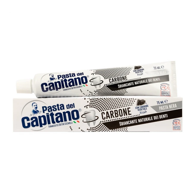 Зубна паста Pasta del Capitano Carbone 75 мл