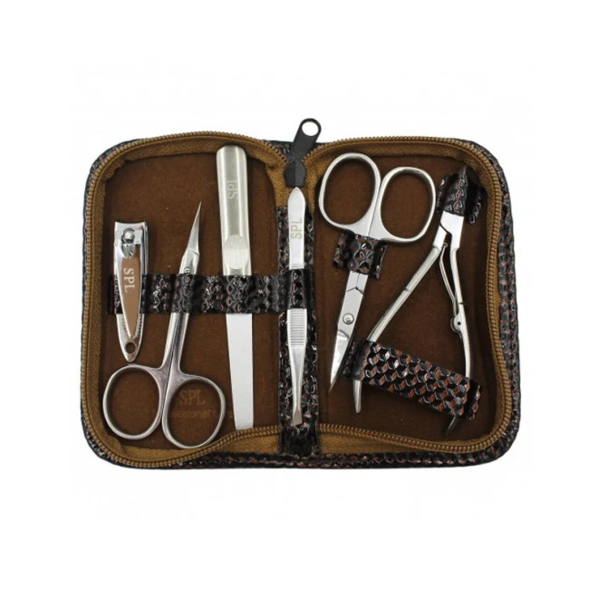 Манікюрний набір 6 предметів SPL Manicure Kit Brown