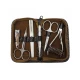 Манікюрний набір 6 предметів SPL Manicure Kit Brown