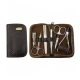Манікюрний набір 6 предметів SPL Manicure Kit Brown