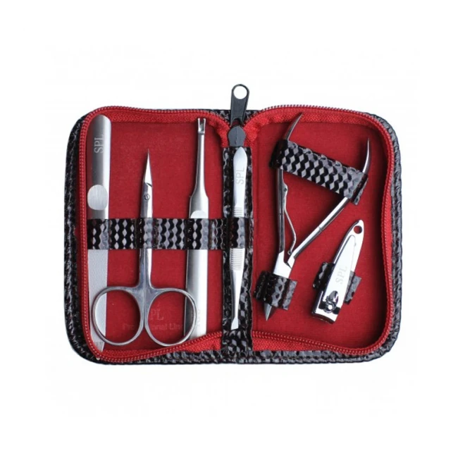 Манікюрний набір 6 предметів SPL Manicure Kit Red
