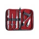 Манікюрний набір 6 предметів SPL Manicure Kit Red