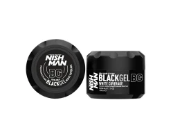 Гель для маскування сивого волосся Nishman Black Gel White Coverage 300 мл
