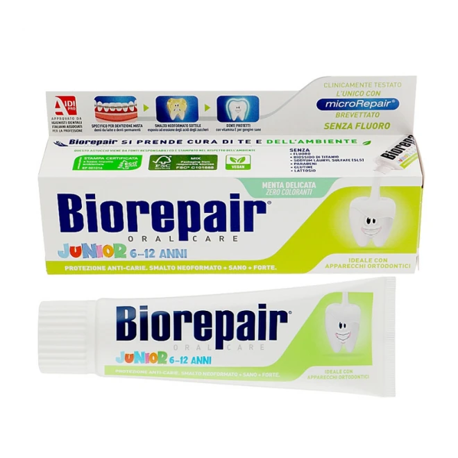 Зубна паста Biorepair Junior Delicate Mint 75 мл