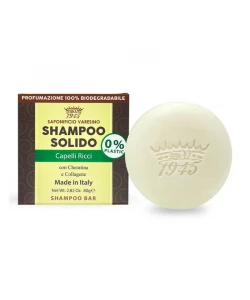 Твердий шампунь Saponificio Varesino Shampoo Solido Capelli Ricci 80 г