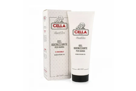 Гель для очищення бороди з антибактеріальною дією та пантенолом Cella Gel Igienizzante 100 мл