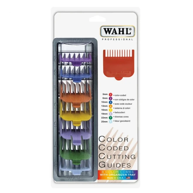 Набір насадок Wahl Color Coded Cutting Guides 8 шт
